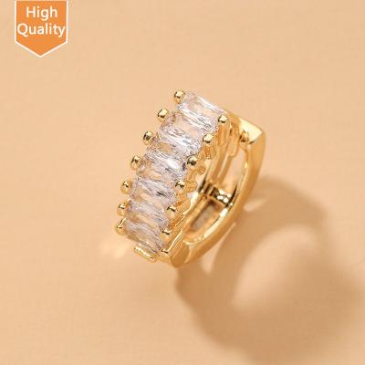 China Wholesale Romantic Luxury Fashion High Quality18k Gold Plated Small Gold Statement Earrings Costume Jewelry for sale