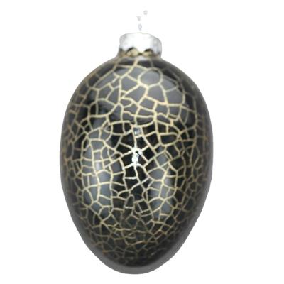 China 2021 Wholesale Handpainting Easter Egg Christmas Tree Handmade Hanging Glass Decoration for sale