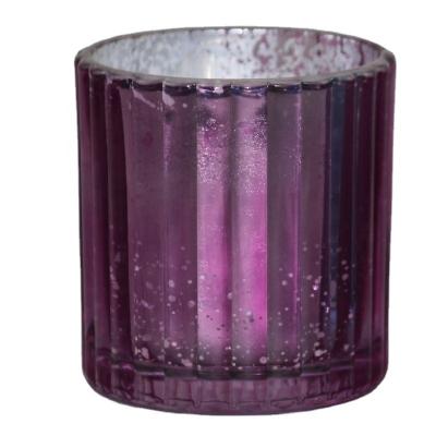 China Christamas Home Decoration Wholesale Glass Candle Holders Clear Candle Holder For Candle Making for sale