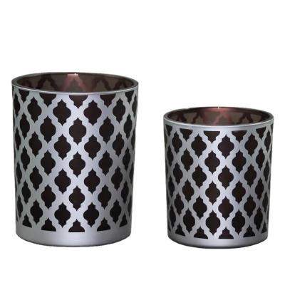 China Christamas Home Decor Top Products Custom Glass Candle Jars for Home Decoration and Wedding Table Centerpieces for sale