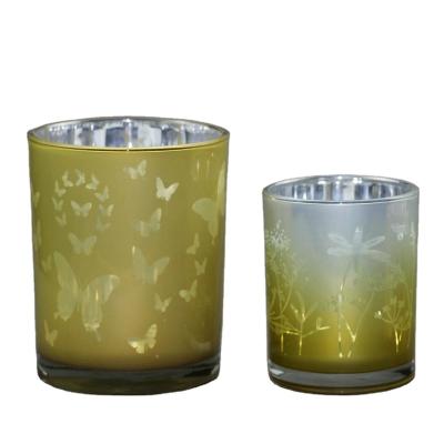 China Christamas Home Decor Top Products Custom Glass Candle Jars for Home Decoration and Wedding Table Centerpieces for sale