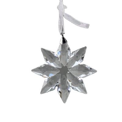 China 2021 Wholesale Handmade Gold Hanging Snowflake Ornaments Christmas Tree Decoration for sale