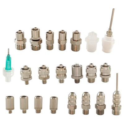 China Building Material Stores Metal Connector Card Socket Adapter Luer Connector Needle M5M6M8M10M12 Adapter for sale