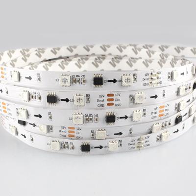 China Wholesale LANDSCAPE Smart 12V 5M Outdoor Flexible 5050 SMD RGB waterproof cheap led strip/led strip lights/led light strip for sale