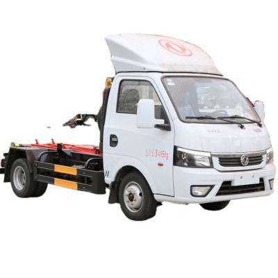 China Factory new 4x2 6wheels mini transit hook arm loading garbage truck from China for sale