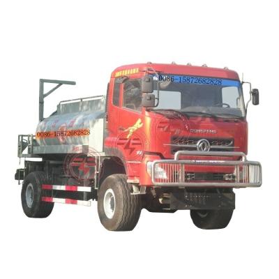 China Dongfeng 4x4 fuel tanker truck oil transport vehicle for sale 7850x2500x3490 mm for sale