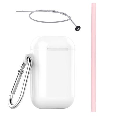 China Viable Free Foldable Reusable Drinking Straw Bpa Silicone Straw Silicone Drinking Straw for sale