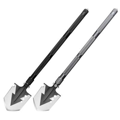 China 180 degree camping shovel folding Multitool camping shovel shovel multifunctional survival shovel for sale