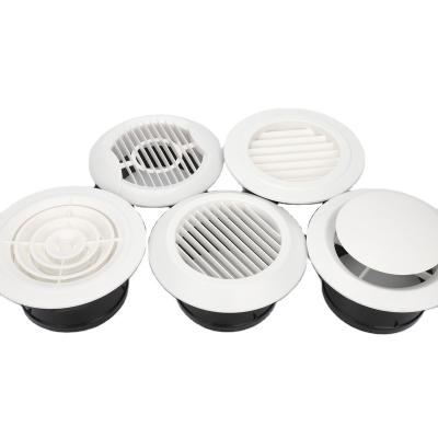 China Removable Adjustable Decorative ABS Plastic HVAC Air Conditioning Ceiling Air Vent Diffuser 150mm Vent Outlet Diffuser for sale