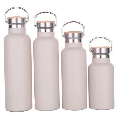 China 350/500/750/1000ml Double Wall Sustainable Vacuum Insulated Stainless Steel Gym Sports Water Bottle Thermos Flask for sale