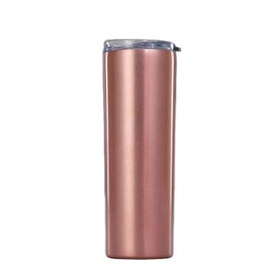 China PORTABLE Thermal Insulated 20oz Stainless Steel Wine Glass Mug Cup Insulated Straight Tumbler Keep Hot And Cold for sale