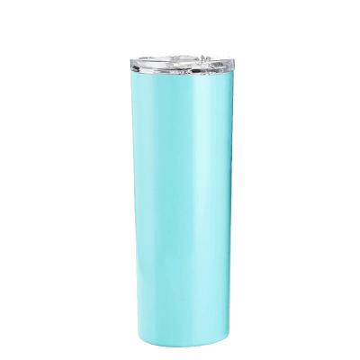 China PORTABLE 20oz Stainless Steel Upright Mug with Seal Lid and Straw Sublimation Blanks Tumbler Cups for sale