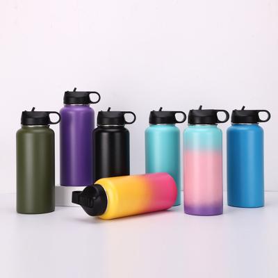 China Customized PORTABLE Stainless Steel Vacuum Flask Water Bottle Insulated Sports Bottle for sale