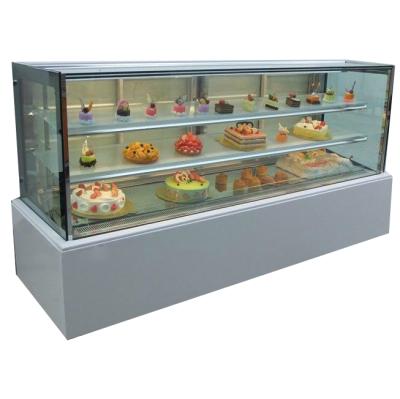 China High Quality Single-Temperature Cooler Cake Display Dessert Refrigerated Showcase For Bakery Shop for sale