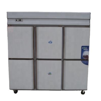 China Single-Temperature Manufacturing Stainless Steel Fridge Kitchen Deep Freezer Refrigerator For Restaurant for sale