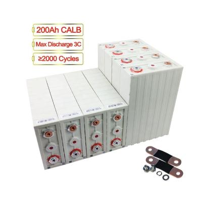 China Machine- Solar Prismatic Battery 3.2v Calb 200ah Lifepo4 Discharge 3c Cell for sale