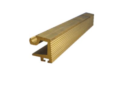 China teeth copper extruded section for sale