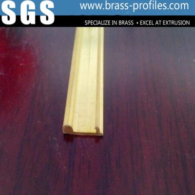 China Faxtory Price Decorative Copper Material / Brass Profiles 180mm Cross Section for sale