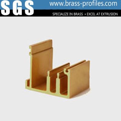 China Customized Sizes Copper Frames Brass Extruded and Window Sections for sale