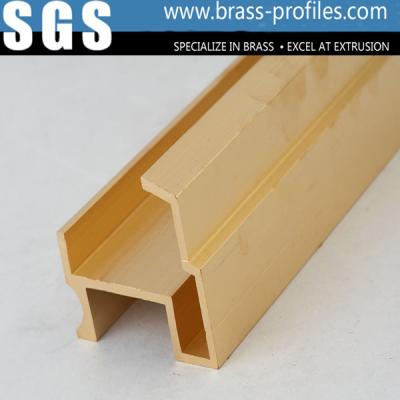 China Decorative Customized Copper Extruding Building Material Profiles for sale