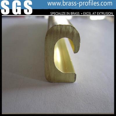 China Brass Extruding U Profiles / Copper U Sections / Alloy U Frame for sale