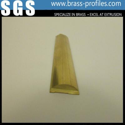 China Radial Extruded Brass Bar / Arc Extruding Sheet / Curved Copper Rod Manufacturer for sale