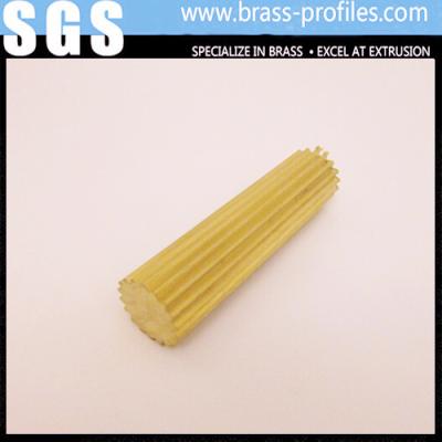 China Gear Section Brass Rod Sheet Shining Brass Rod C3800 for Decoration for sale