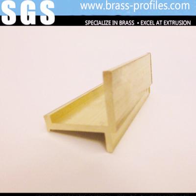 China American Popular Rustproof H Shapes Brass Extruding Profiles for sale