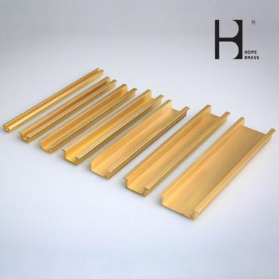 China Brass Alloy U Channel Decorative C38000 Copper U Channel for sale