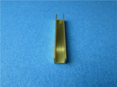 China 25mm*15mm C3800 Copper Alloy U Shape and Brass Extrusion U Channel for sale