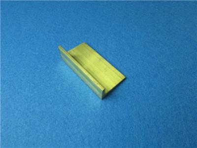 China 25mm x 35mm Brass Extruding H Sections Brass L Shape Profiles for sale