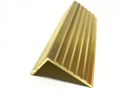 China Antislip Brass Stair Nosing for Decking Brass Antislip Stair Strip for sale