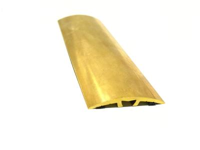 China Brass Stair Treads and Nosings Brass Antislip Stair Strip For Interior for sale