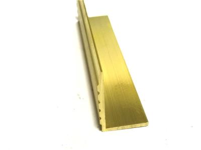 China Brass Stair Nosings For Carpet Heavy Duty Anti Slip Stair Edge Nosing for sale