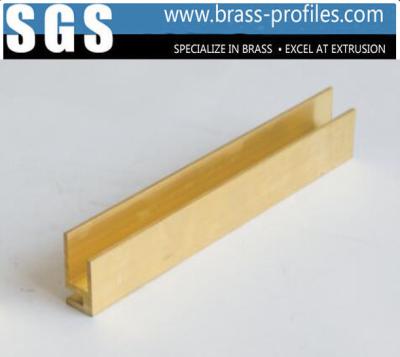 China C3800 C3604 4 ft Brass Profiles U Shaped Metal Brackets Channel for sale