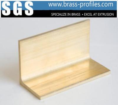 China Durable Solid Brass L Edge Trim Sheet Hot Sale Copper L Bar for sale