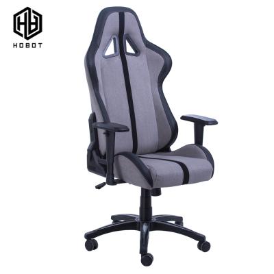 China Swivel leather office chair (height adjustable), lumbar support and headrest, racing style high-back gaming chair for sale