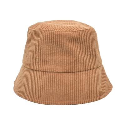 China Casual Wholesales Overflow Adult Bucket Cap Custom Logo Blank Corduroy Women Fisherman Bucket Hats for sale