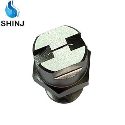 China Various High Pressure 303 SS Flow Fan Wash Spray Nozzle For Cleaning for sale