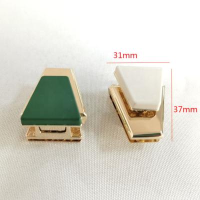 China Custom High Quality Metal Purse Accessories Factory Hardware Zinc Alloy Push Lock for sale