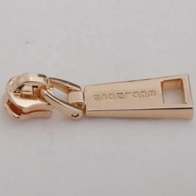 China Other design customization hardware accessories bag parts handbag metal zipper zinc alloy slider for sale