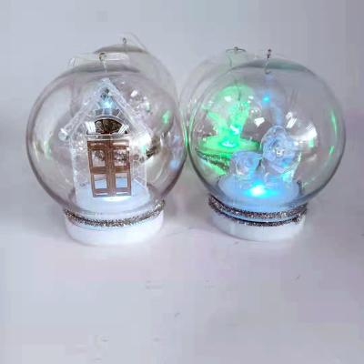 China Wholesale Clear Acrylic Christamas Decoration Christmas Ball Hanging Ornaments For Christmas Tree Decoration for sale