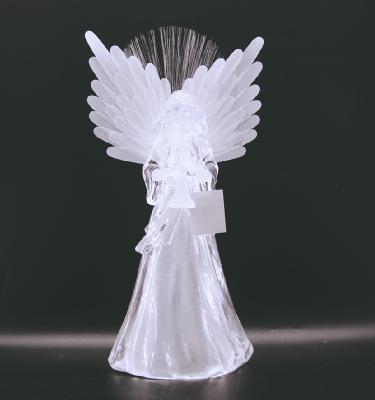 China King Need Acrylic Lighted Plastic Angel for Christmas Decoration for sale