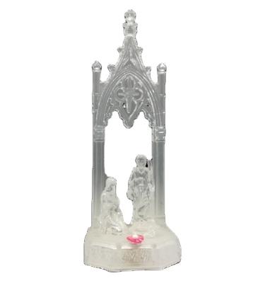 China Europe King Need Hot Sale Plastic And Musical Lighting Jesus Nativity Religious for sale