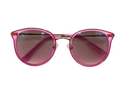 China Fashion Sunglasses Women Fashion Design UV400 Protection Pink Sun Shade Glass Light Sunglasses for sale