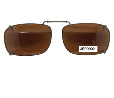 China Fashion Sunglasses Good Spring Retractable Clip On Sunglasses With 54*37 Polarized Lenses For Myoipa for sale