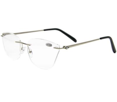 China Rimless Modern Style Rimless Reading Glasses with C.A. 50*12*140 for sale