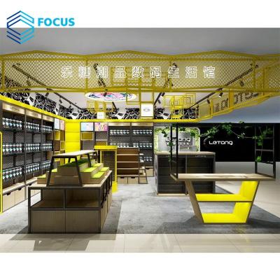 China Cell Phone Retail Store Wood Fixed Cell Phone Store Fixture, High Quality Cell Phone Store Display Counter Displays for sale