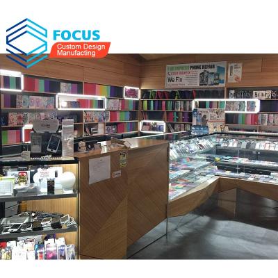 China Mobile phone retail shop retail store mall customized shop furniture design counter electronic store mobile display for sale