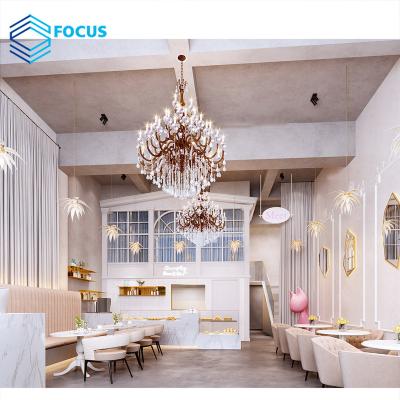 China Modern Coffee Retail Shop Tea Shop Interior Design Coffee Shop Decor Milk Tea Shop Retail Decoration for sale